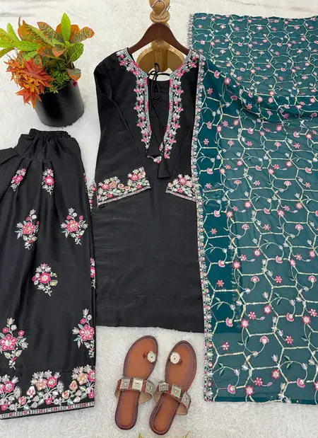 Sr 1708 Pure Heavy Roman Glass Silk Top With Bottom Dupatta Suppliers In India